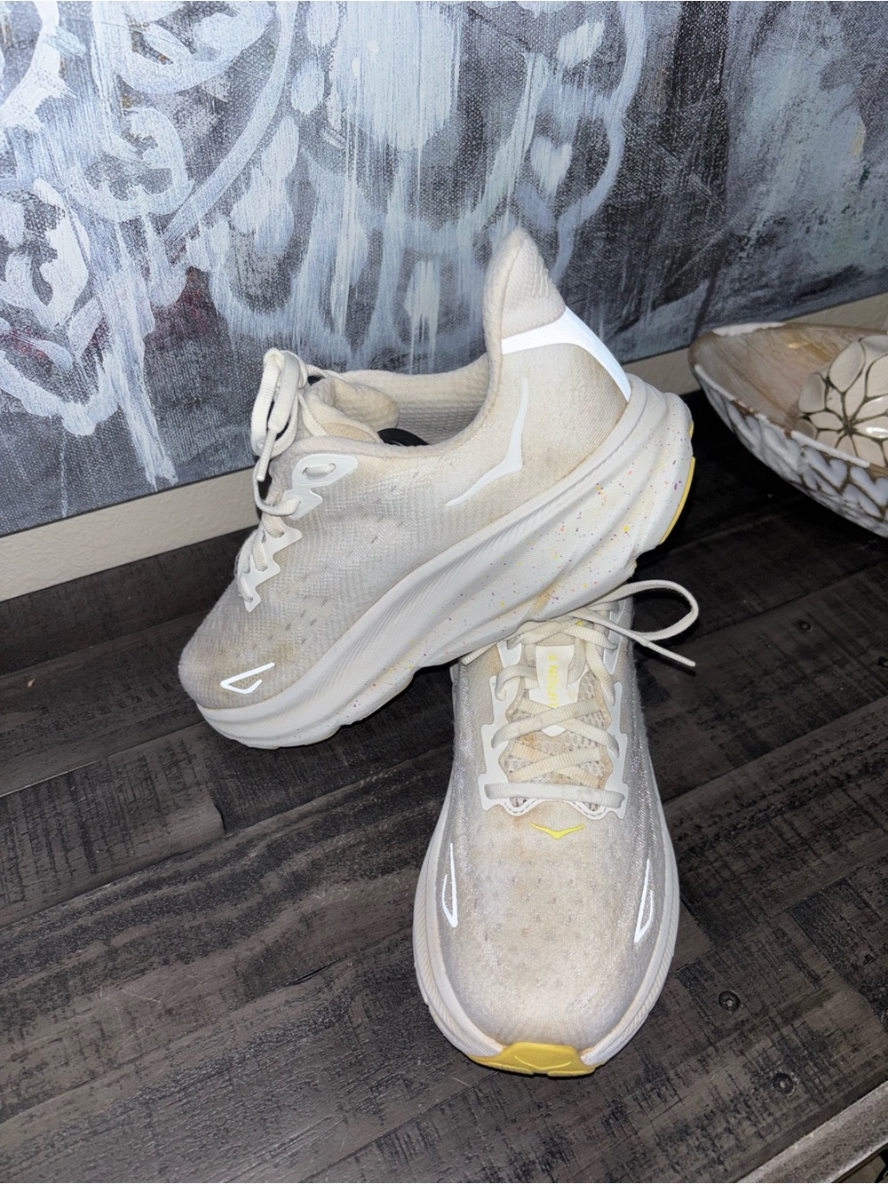 Hoka Clifton 9 running shoes WONENS SZ9 - Picture 11 of 14